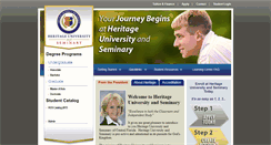 Desktop Screenshot of heritageseminary.com